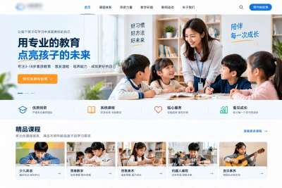 教育机构官网案例